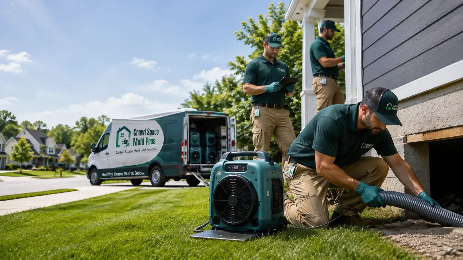 Crawl Space Mold Removal in Stockton, NJ